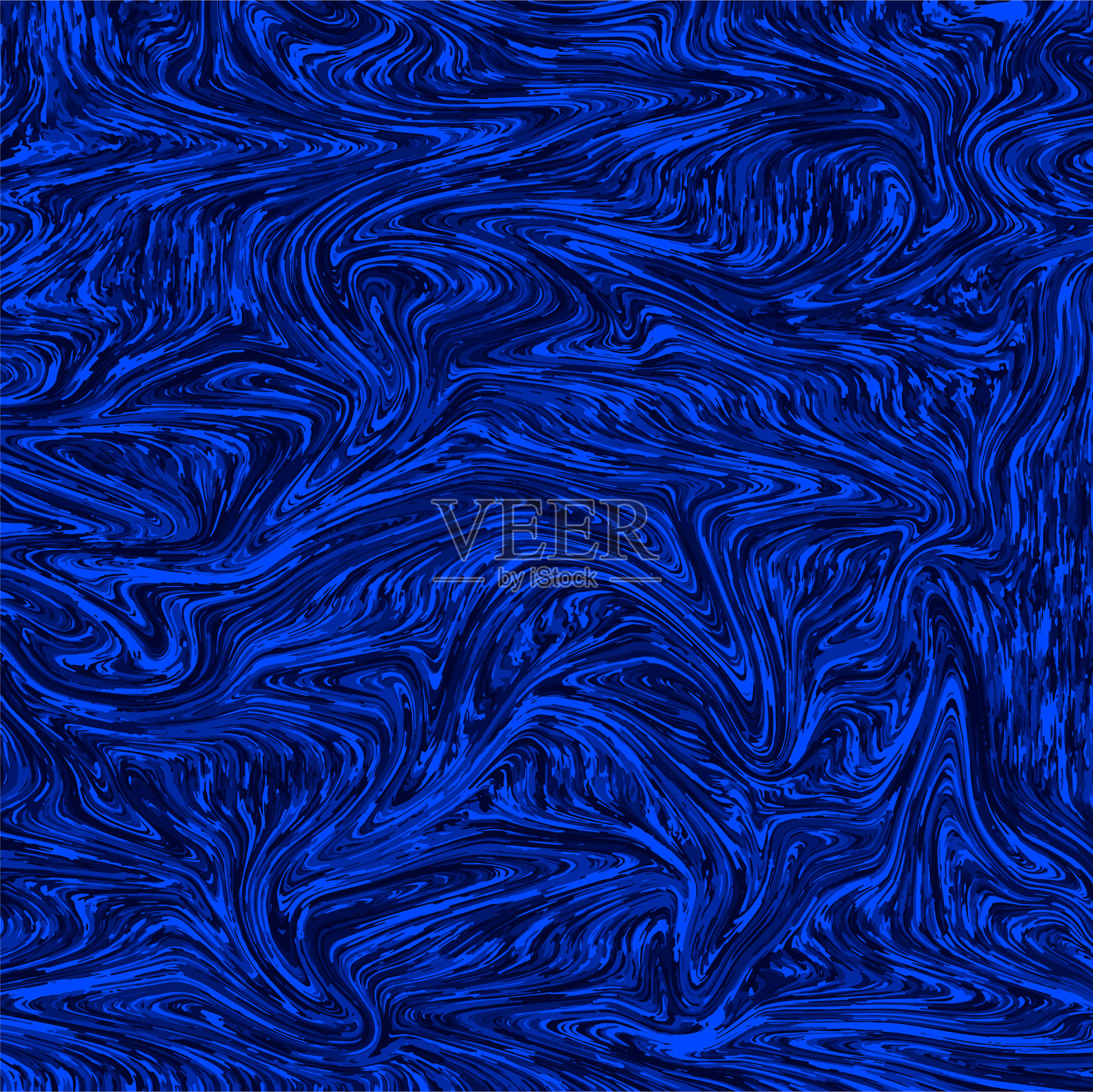 现代蓝色抽象大理石效果纹理插画图片素材