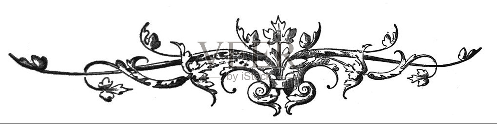 古董插图-托马斯摩尔的诗歌-装饰绘画-花式设计插画图片素材
