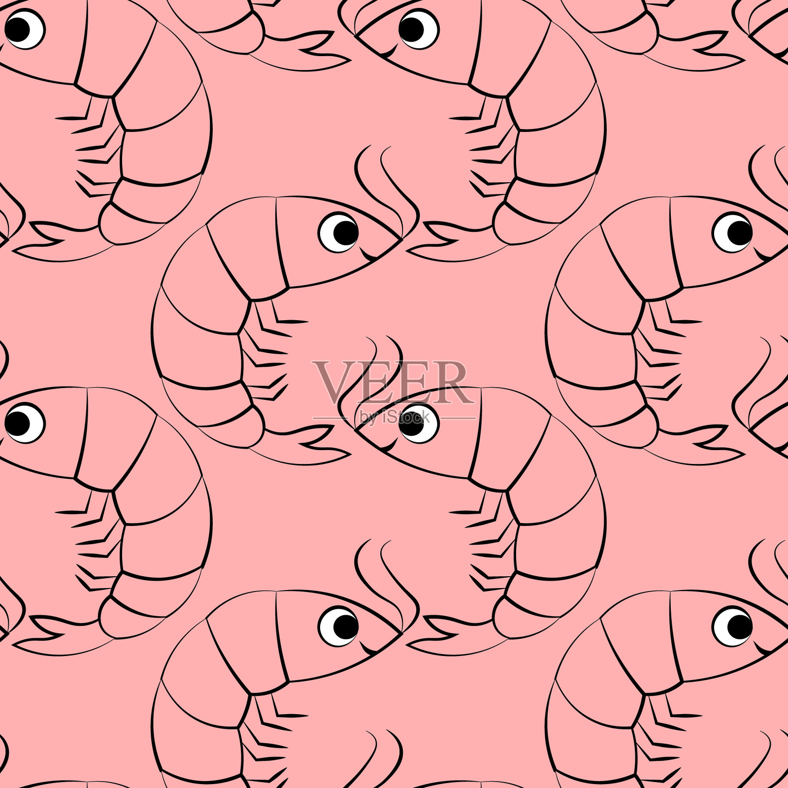 市场的粉红色的虾图片素材-编号27090002-图行天下