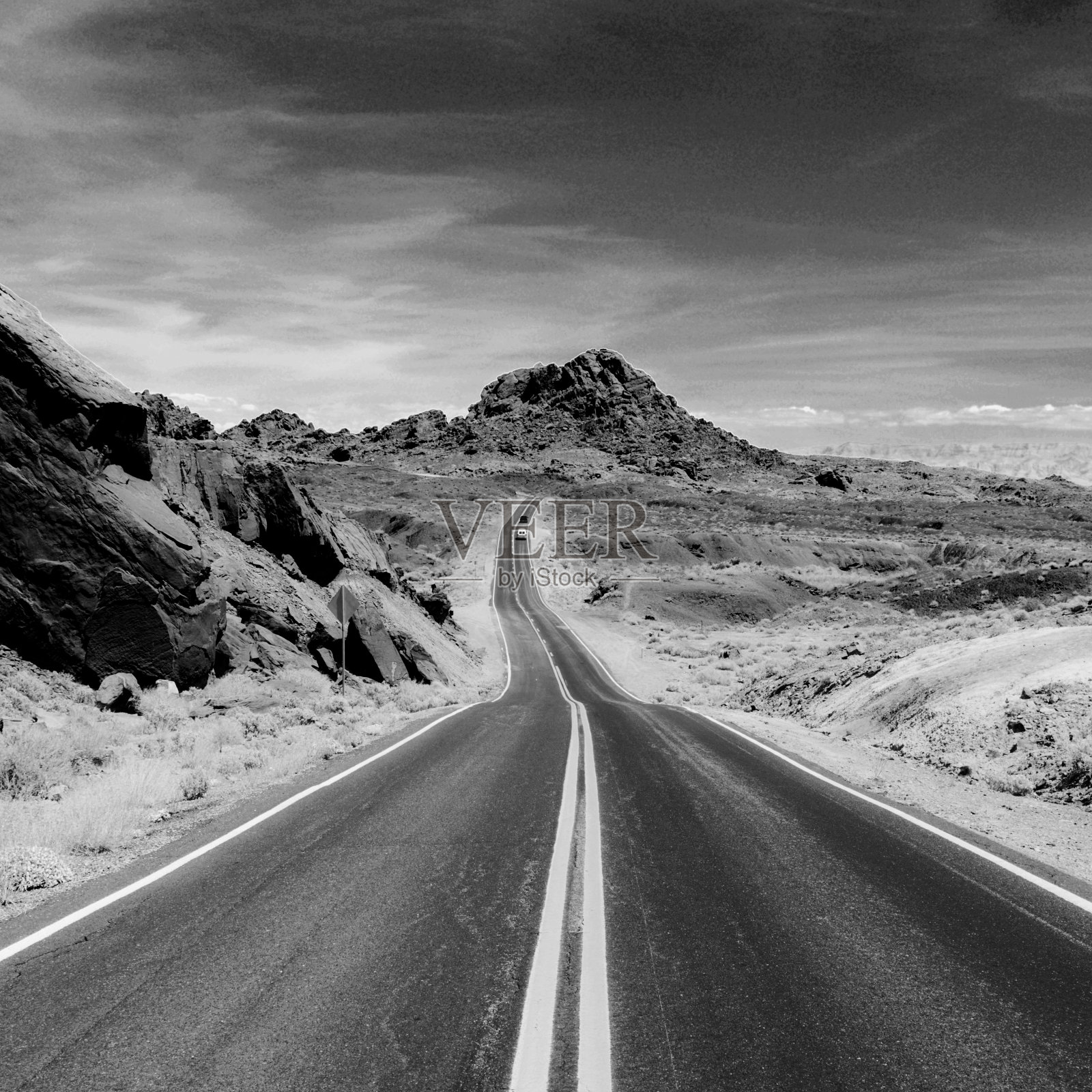 沙漠之路到火谷。照片摄影图片