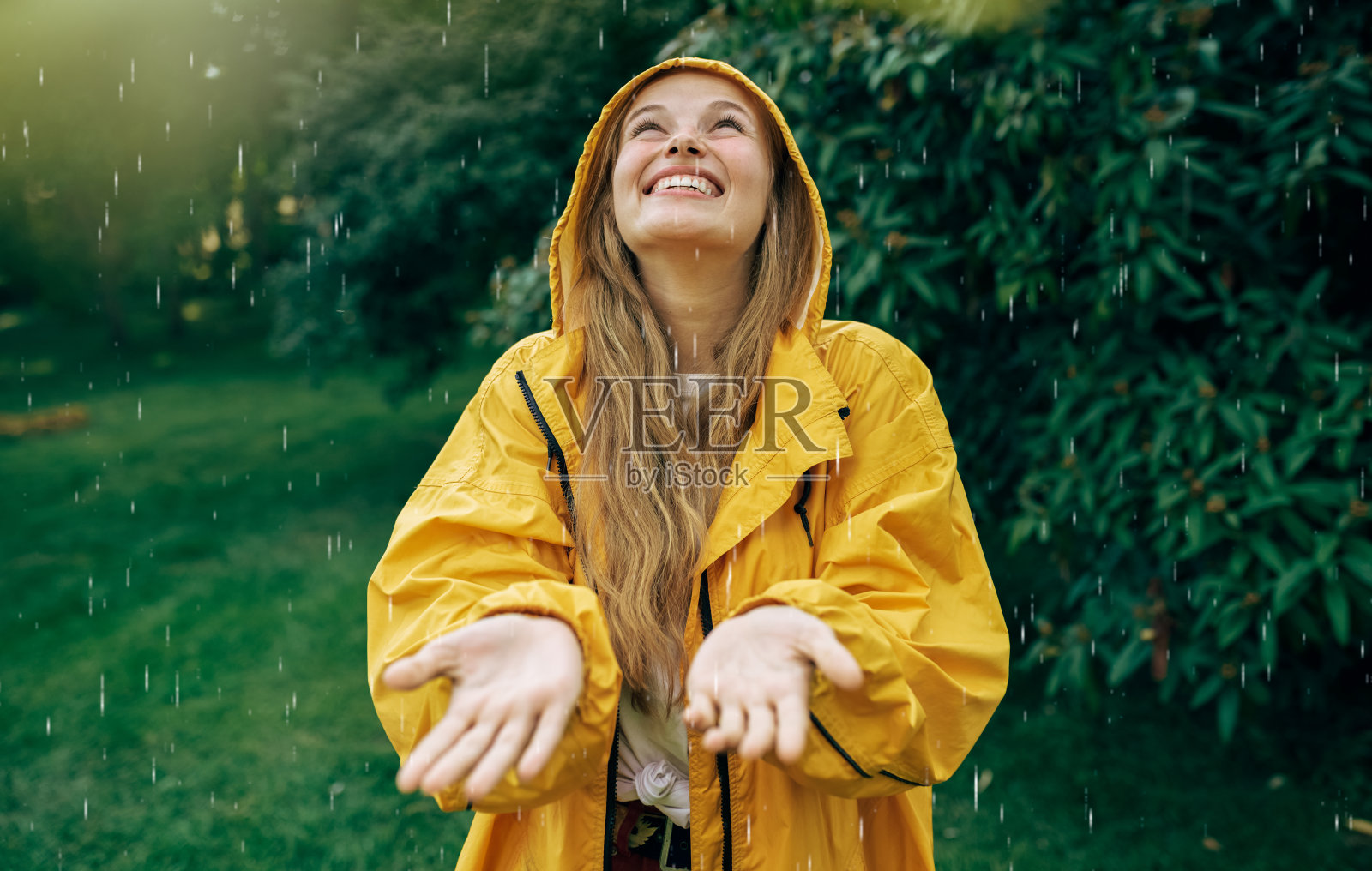 雨中美女图片素材-编号15785035-图行天下