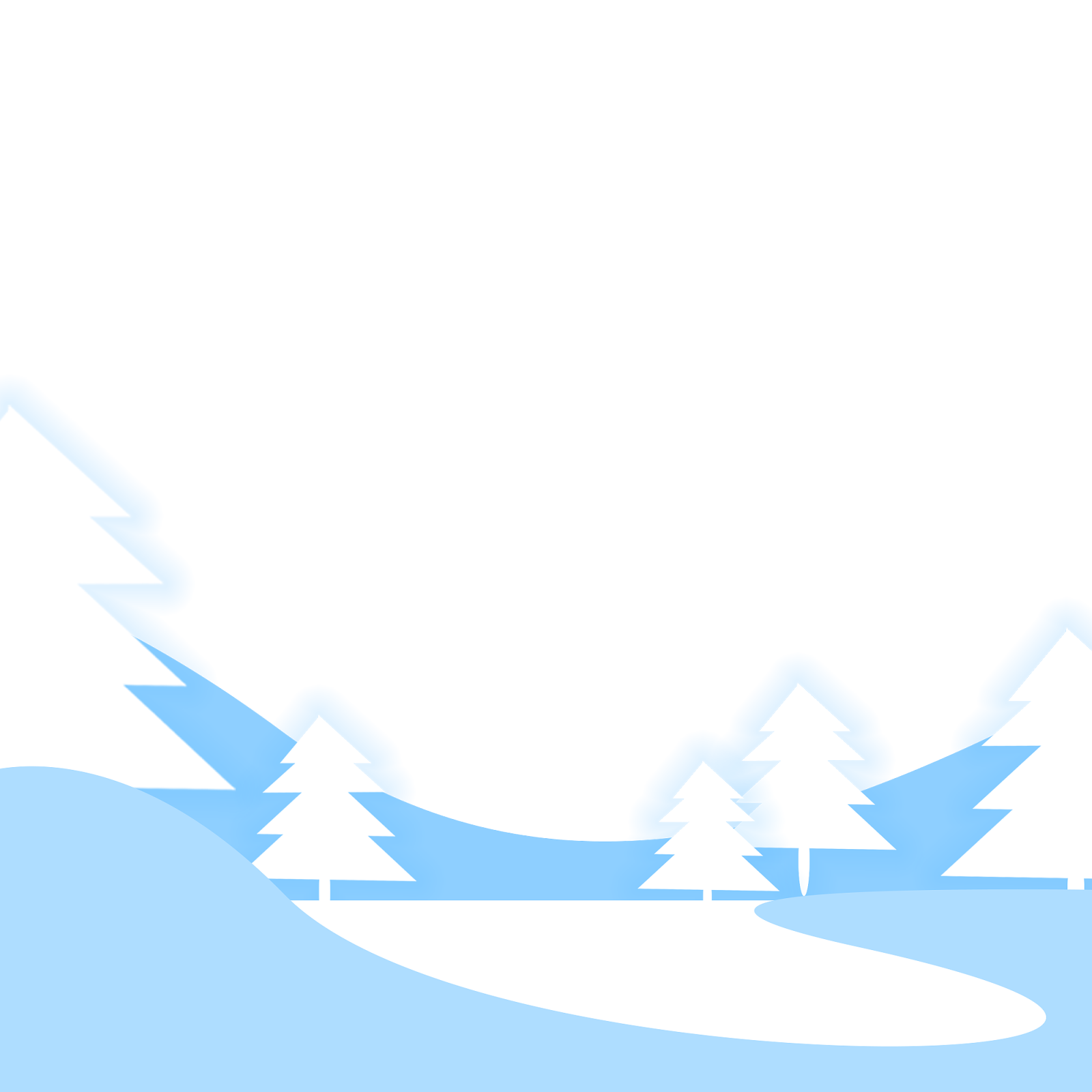 大雪雪景植物设计元素图片