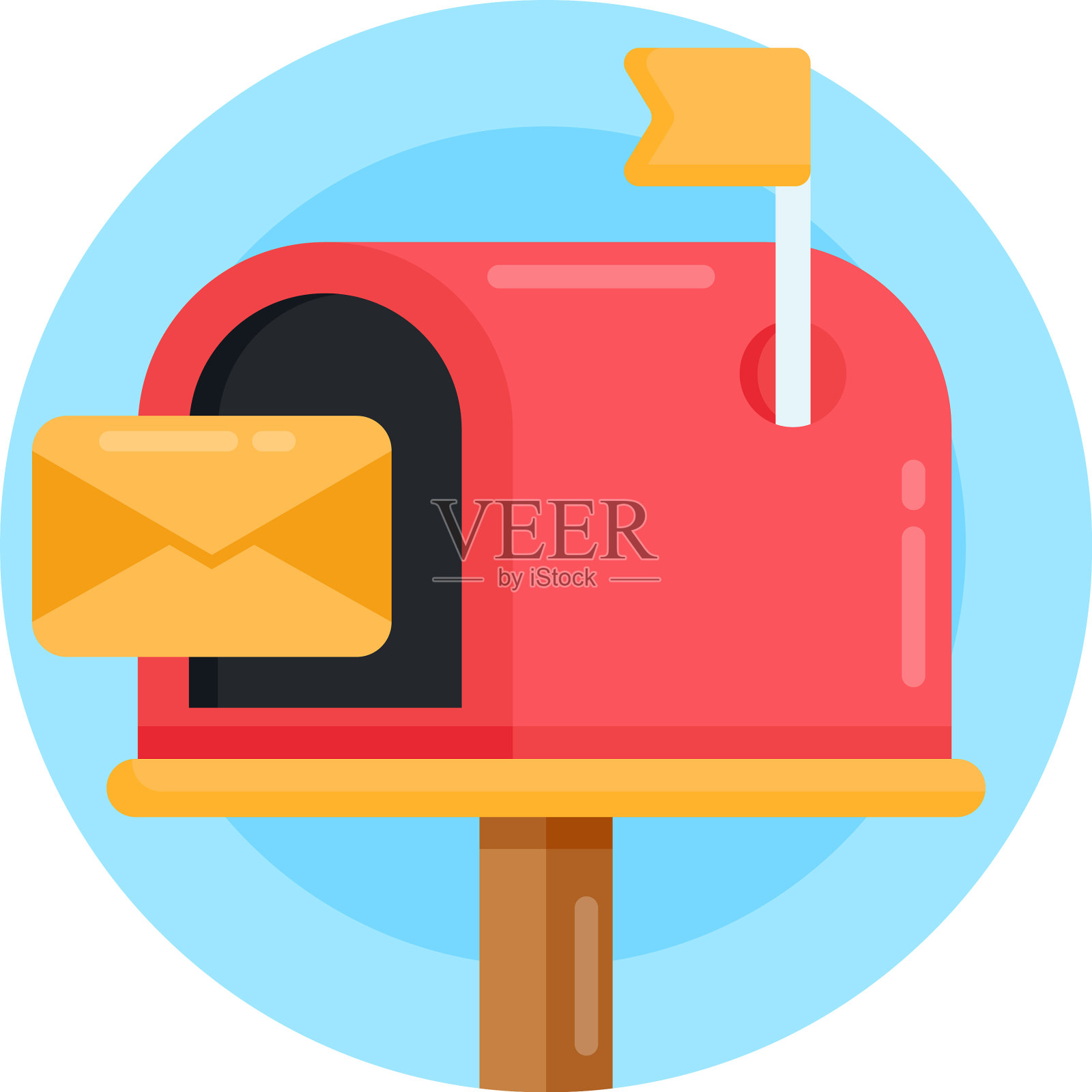 航空邮件样式创意电子邮件签名设计模板v6 Creative Email Signature V06 – Airmail Style – 设计小咖