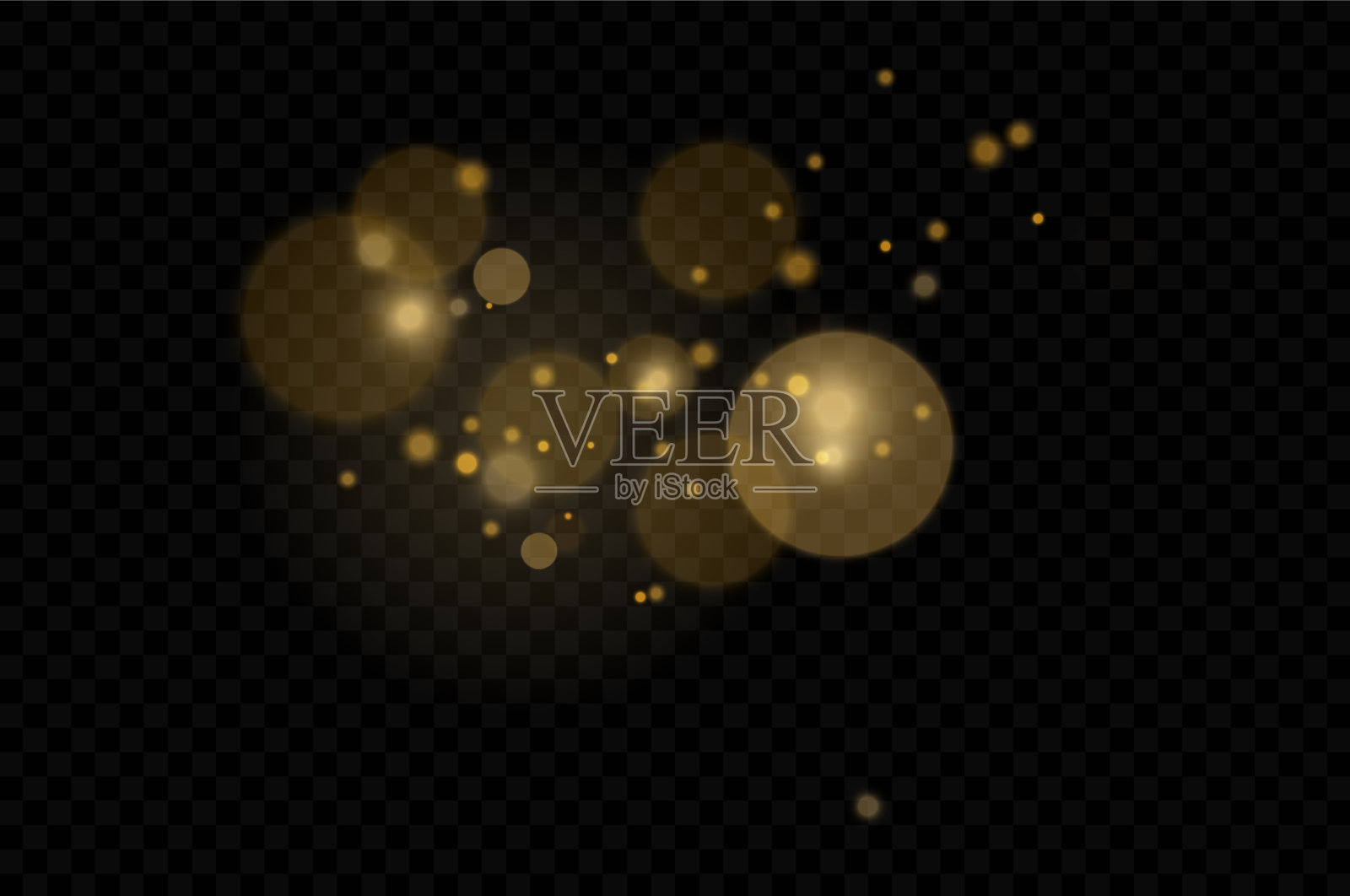 金色的闪闪发光的星星与星尘的踪迹插画图片素材_ID:423955391-Veer图库