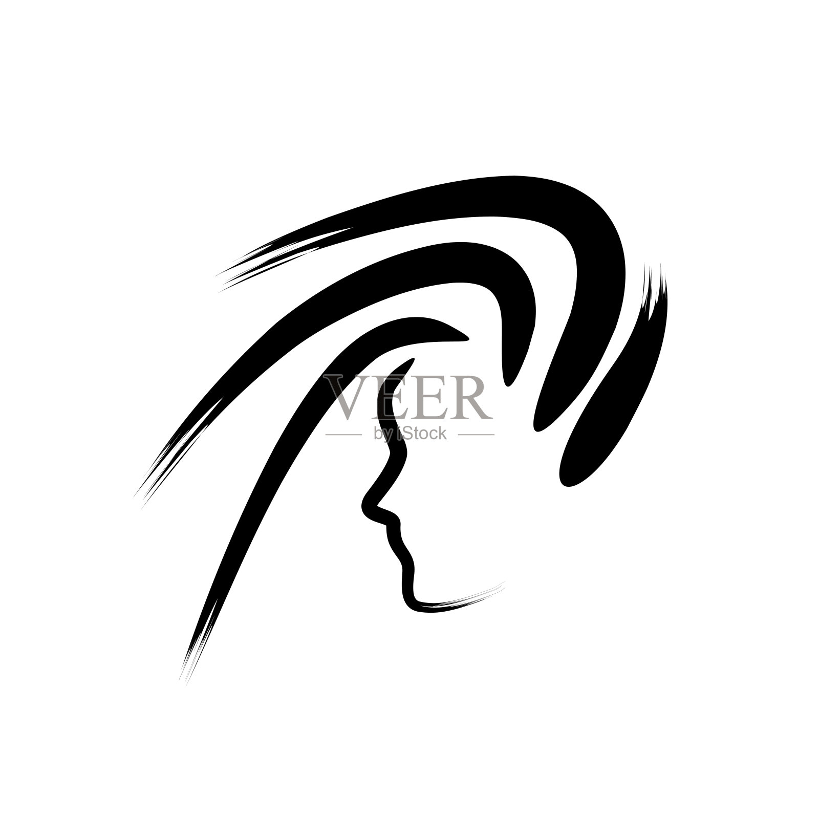 发型logo设计图__企业LOGO标志_标志图标_设计图库_昵图网nipic.com
