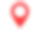 孤立在白色背景上的一个大的红色地图指针素材图片