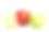 新鲜的绿色，黄色和红色苹果孤立在白色背景素材图片