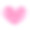 蓬松的粉红色心孤立在白色背景上素材图片