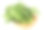 菠菜叶子孤立在白色背景上素材图片